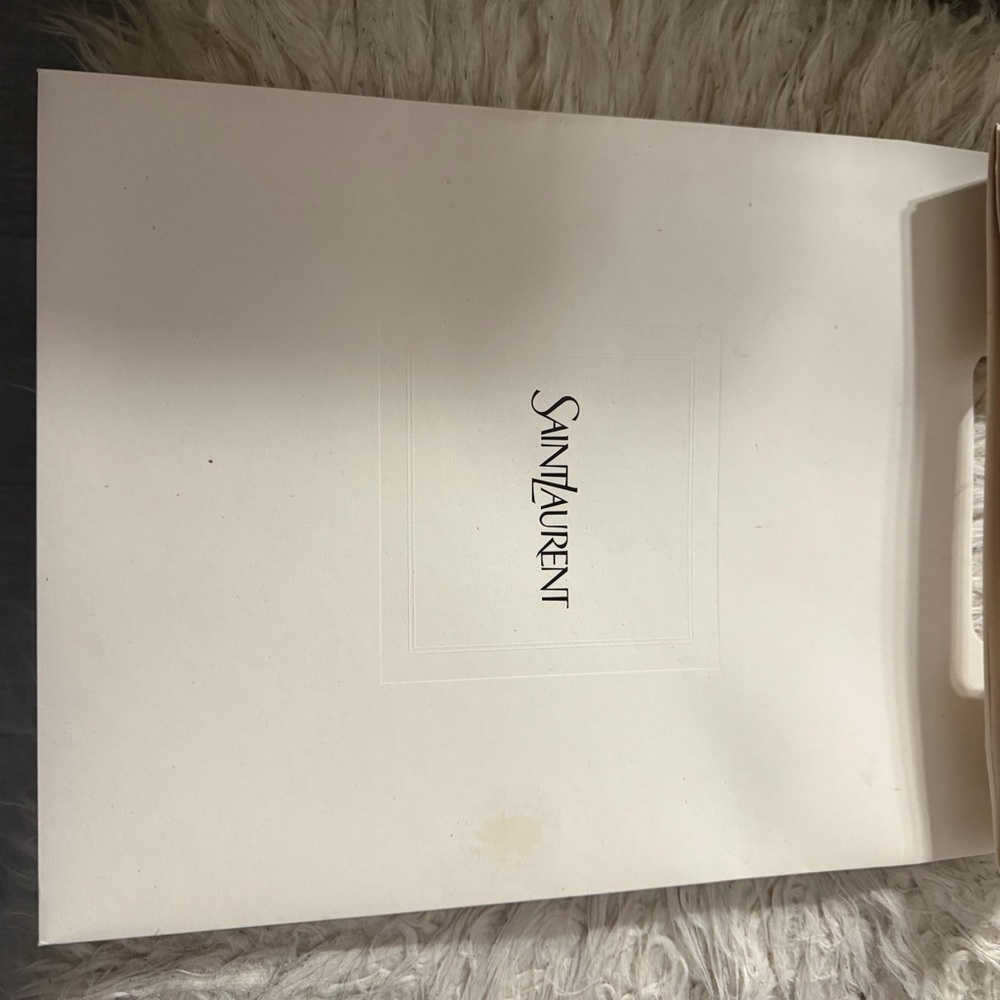 Saint Laurent Cream Tote Bag